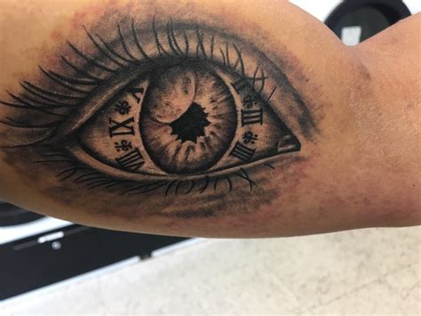 First Tattoo Eye Piece Done At Twisted Tattoo In Milwaukee Wi R