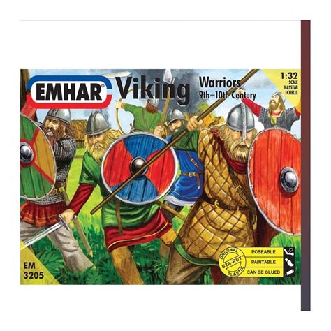 Emhar Viking Warriors 132 Plastic Kits From Monk Bar Model Shop Uk