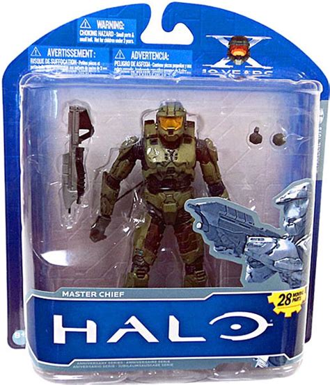 Mcfarlane Toys Halo 10th Anniversary Series 1 Green Master Chief Action