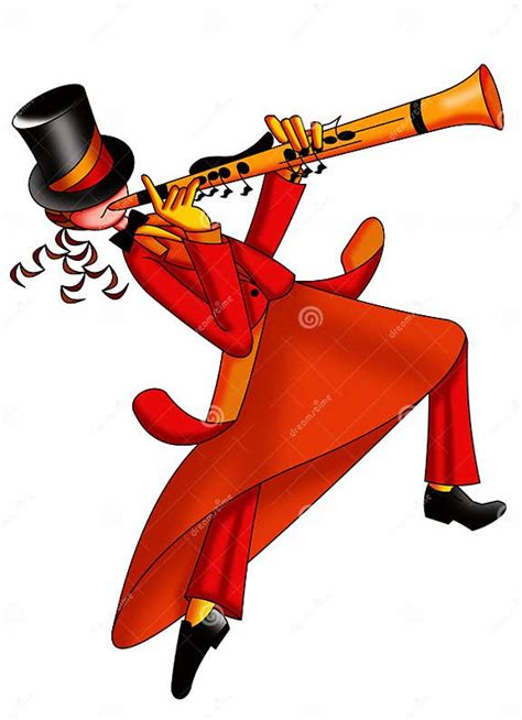 Clarinet Player Stock Illustration Illustration Of Decorative 28119874