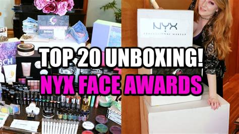 Top 20 Unboxing Nyx Face Awards 2017 Youtube