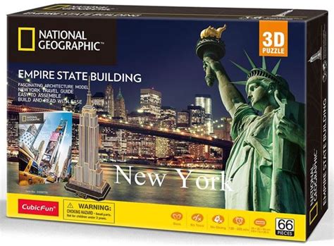 Empire state building 3d 55 pieces puzzle by diy build my world. 3D Puzzle - New York - Empire State Building | Holdson ...
