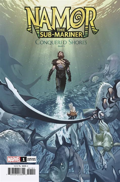 Namor The Sub Mariner Conquered Shores 1 Larraz Cover Fresh Comics