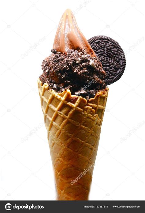 They also serve boba tea here, which is relevant because it means you can get boba as an ice cream topping. Soft serve ice cream in a cone with topping — Stock Photo ...