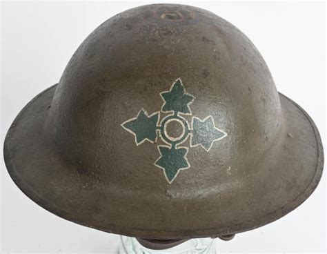 Sold Price Ww1 Painted 4th Division 3rd Army Named Helmet Wwi