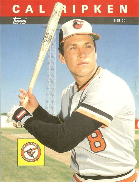 1985 Topps 3 D Proof Cal Ripken Jr Baseball Card Baltimore Orioles 11