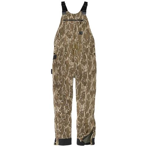 carhartt super dux relaxed fit insulated camo bib overall