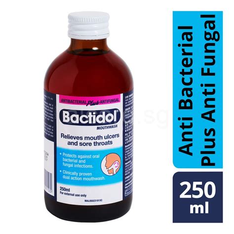 Bactidol Mouthwash 250ml Alcare Pharmaceuticals Pte Ltd