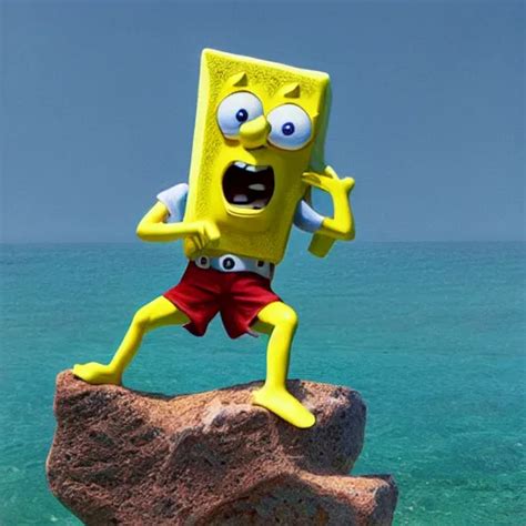 Chipperfield David Sculpture Of Spongebob Stable Diffusion Openart