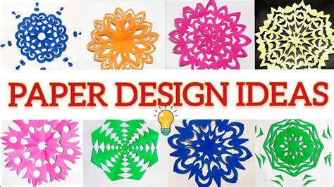 Paper Design Ideas💡 Paper Cutting Ideas Easy Paper Craft Paper