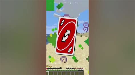 osietv minecraft uno reverse card totem of undying shorts youtube