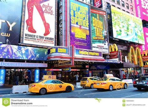 Downtown Broadway Manhattan New York City Editorial Photo Image Of