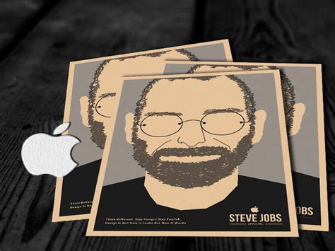 Steve Jobs Minimalist Poster Design On Behance