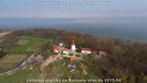 Baza noclegowa z polski i zagranicy: Latarnia morska, przylądek Rozewie z lotu ptaka - YouTube