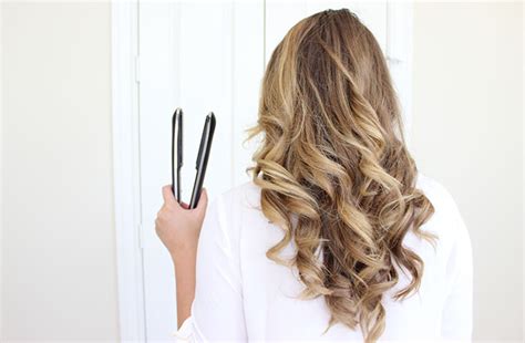 How To Curl Your Hair With A Flat Iron The Easy Way