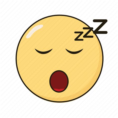 Emoji Emoticon Emotikon Ikon Sleep Icon Download On Iconfinder