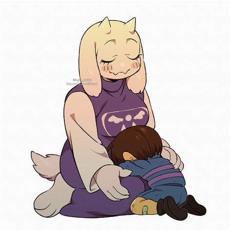 Frisk And Toriel Undertale Drawn By Kageimo Danbooru