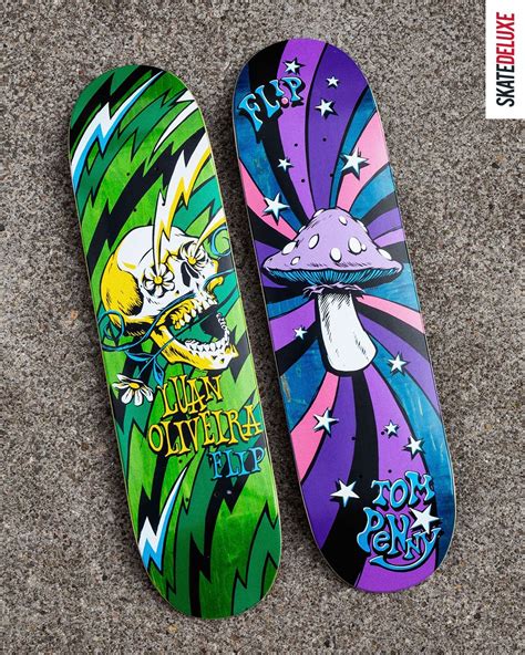 flip skateboards blast deck series skateboard deck art skateboard art design skateboard art