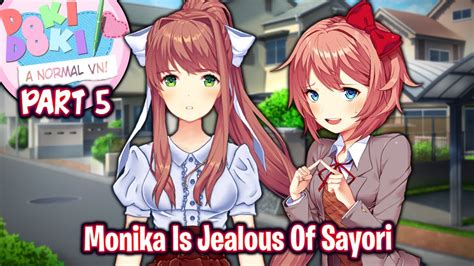 Monika Is Jealous Of Sayoripart 5monika Routeddlc Normal Nv