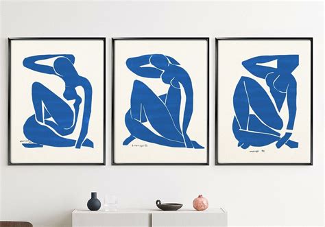 Henri Matisse Blue Nudes Lady Poster Henri Matisse Blue Etsy My Xxx