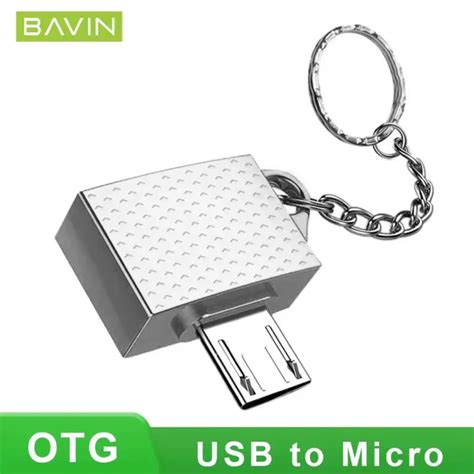 Bavin Otg Mini Keychain Adapter Plug And Play Micro To Type C Lazada Ph