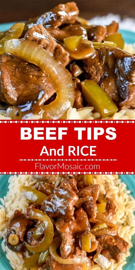 Tried & true recipes delivered to your inbox weekly. Beef Tips and Rice, with sautéed onions and peppers ...
