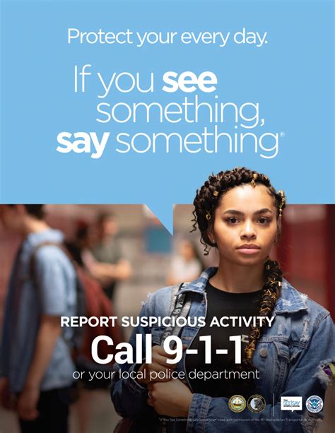 See Something Say Something For Education Posters Dhs March 2019