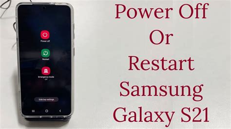 Samsung Galaxy S21 How To Turn Off Restart Or Assign Power Menu To