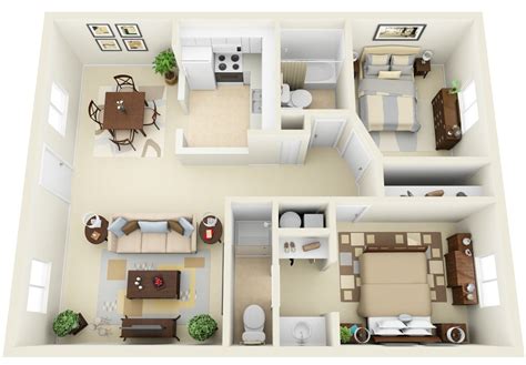 22 Two Bedroom Apartment Layout