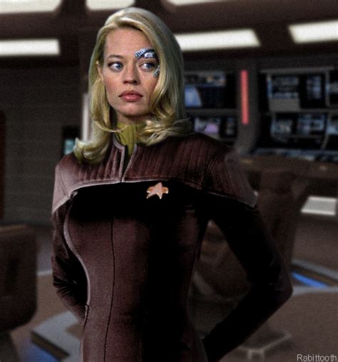 science and fiction seven of nine from the series star trek