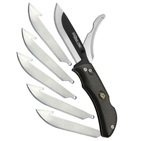 Razor Pro 6 Blades Folding Knife Black Camouflageca