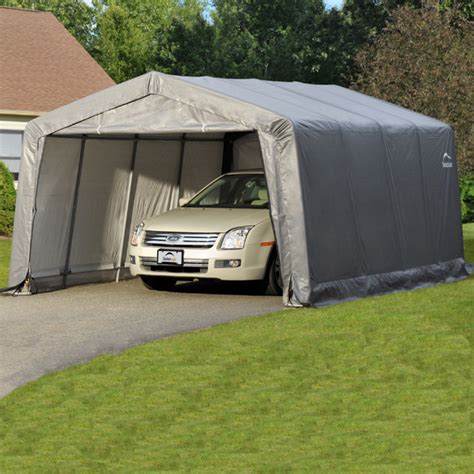 Maybe you would like to learn more about one of these? ShelterLogic Garage-In-A-Box Peak-Style Portable Storage ...
