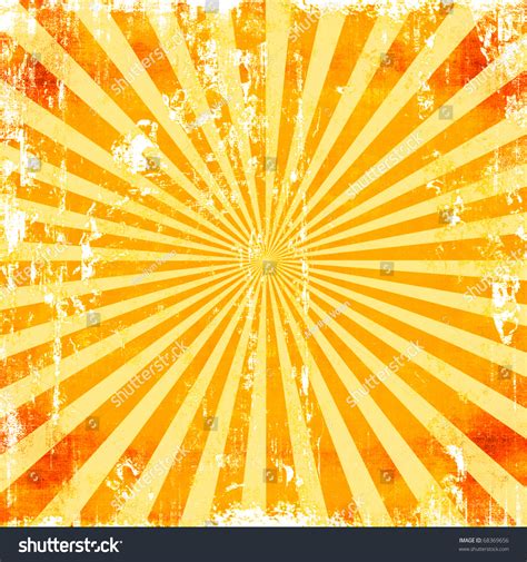 Sunburst Grunge Rays Background Texture Stock Illustration 68369656