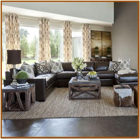30 Living Room Color Ideas With Brown Couches Decoomo