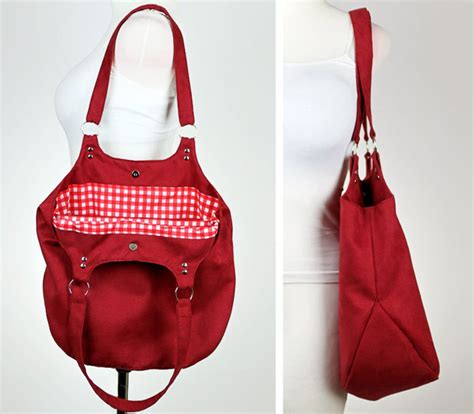 Shoulder Bag Sewing Pattern And Tutorial Diy Handbag Etsy