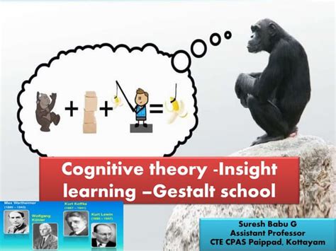 Cognitive Theory Insight Learning Gestalt School Ppt