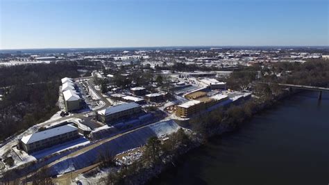 Tuscaloosa Snow 1617 Drone Footage Youtube