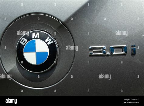 Bmw Emblem Taken At A Car Show Stock Photo Alamy