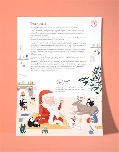 Y no solo una, te damos varios modelos para que. Carta del Secreto de los Regalos de Papá Noel - Niños