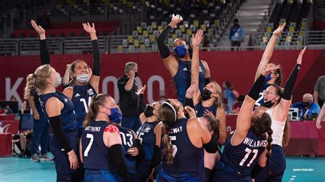 u s women sweep into the semifinals at sitting volleyball world championships