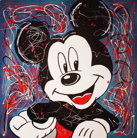 Mickey Mouse Art Print Mickey Mouse Print Wall Decor Wall Etsy Canada