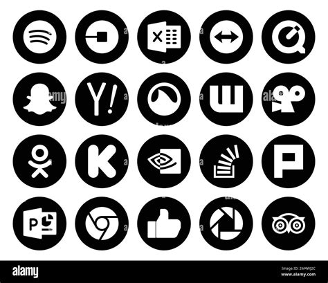 20 Social Media Icon Pack Including Question Nvidia Yahoo