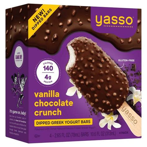 Yasso Frozen Greek Yogurt Vanilla Chocolate Crunch Bars The Loaded
