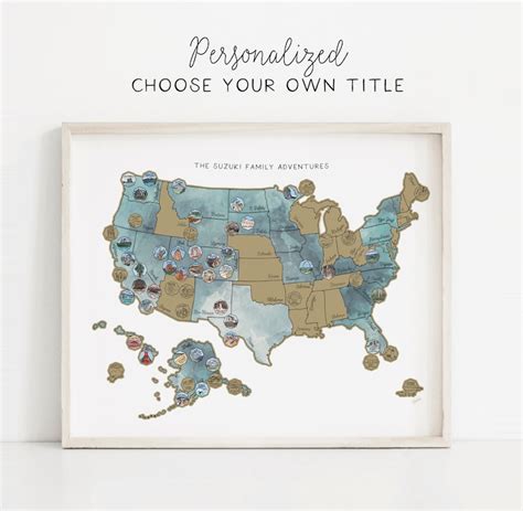 63 Parks Personalized National Parks Usa Map Scratch Off Etsy