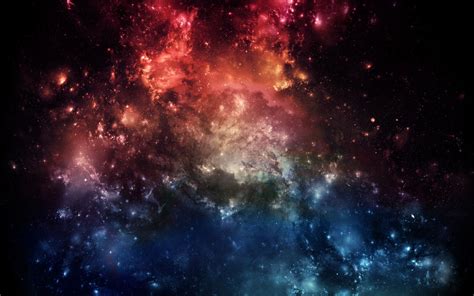 Red And Blue Galaxy Wallpapers On Wallpaperdog