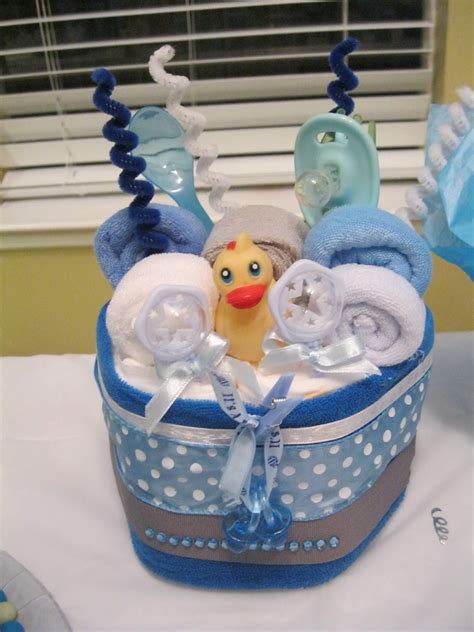Find the perfect baby shower wishes for a card here at styiens! PolkaDots & Monkeys Diaper Cakes ~ Party Planner ...