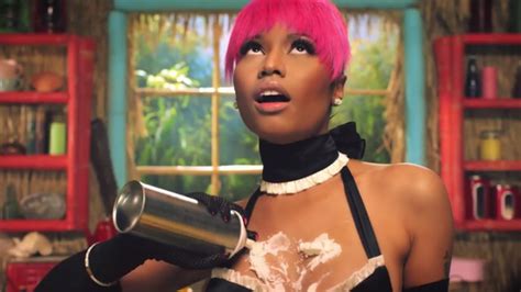 Whoa The Wildest Moments From Nicki Minajs Super Nsfw Anaconda Video