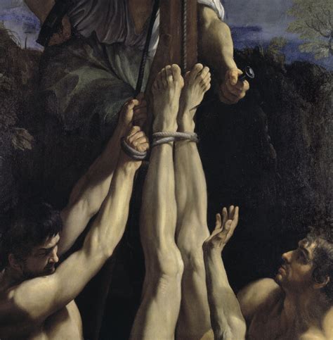 And yet it does contain a historical core. Reni / Crucifixion of St.Peter / Detail - Guido Reni as ...
