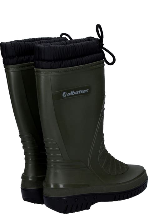 The Lined Wellington Boots Arktis From Albatros In Green