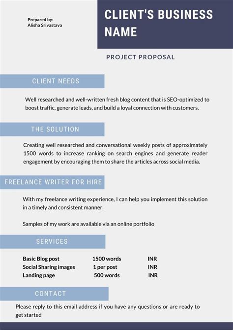 How To Write Freelance Proposal For High Paying Job